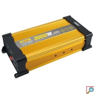 2000W Inverter Αυτοκινήτου Τροποποιημένου Ημιτόνου για Μετατροπή 12V DC σε 220V AC