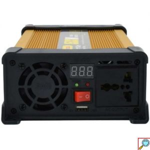 2000W Inverter Αυτοκινήτου Τροποποιημένου Ημιτόνου για Μετατροπή 12V DC σε 220V AC