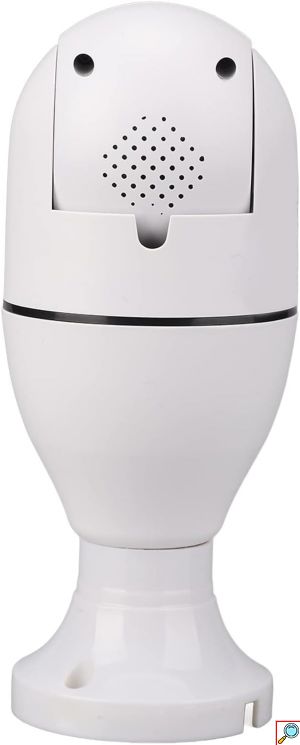 IP Κάμερα Παρακολούθησης - Ασφαλείας 1080p E27 με WiFi Εσωτερικού Χώρου με Νυχτερινή Λήψη 360 Μοίρες - Αμφίδρομη Επικοινωνία & Micro SD Θύρα.