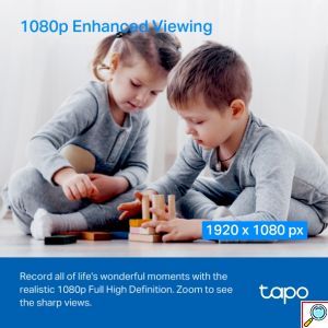 IP Κάμερα Παρακολούθησης Wi-Fi Full HD 1080p με Αμφίδρομη Επικοινωνία, Pan/Tilt & Ανίχνευση Κίνησης - Tapo
