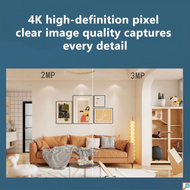 IP Κάμερα Wi-Fi Full HD+ 3MP με Ανίχνευση Κίνησης & Νυχτερινή Όραση - Andowl