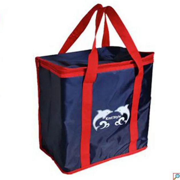 Ισοθερμική Τσάντα Ώμου 22Lt 18×47x34cm - Κόκκινο/Μπλε