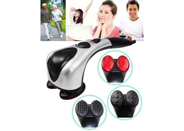 Ισχυρότατη Συσκευή Κρουστικού Μασάζ με Θερμότητα & Υπέρυθρες - Solax Tapping Massage 