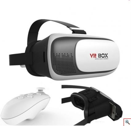 3D Γυαλιά Εικονικής Πραγματικότητας VRBOX V 2.0 για Κινητά εώς 6 με Bluetooth Χειριστήριο