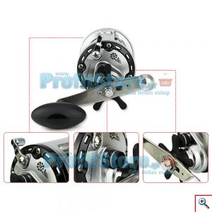 Μηχανισμός για Καλάμι Ψαρέματος με 13 Ρουλεμάν & Οδηγό Πετονιάς Yumoshi JCA-300