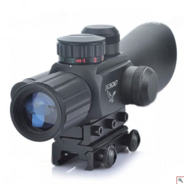 Διόπτρα Μονόκυαλο Σκοπευτικό - Hunting Rifle Scope JGBGM7 Illuminated + Red Laser