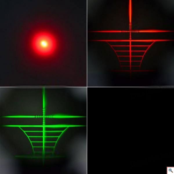 Διόπτρα Μονόκυαλο Σκοπευτικό - Hunting Rifle Scope JGBGM7 Illuminated + Red Laser