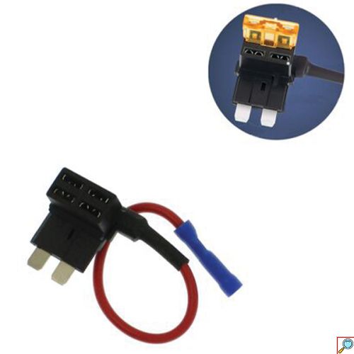 Κλέφτης Ρεύματος από Ασφαλειοθήκη για Standard Ασφάλειες 12/24V για Μοτοσυκλέτα – Αυτοκίνητο και Φορτηγό