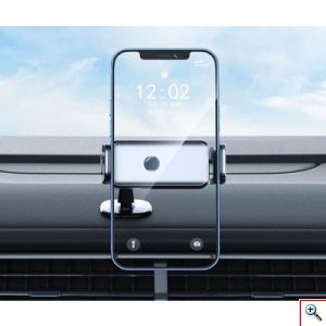 Μεταλλική Ηλεκτρική Βάση Στήριξης Κινητού με Αισθητήρα, Αεραγωγού -Tαμπλώ Αυτοκινήτου JK-660