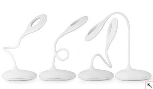 Επαναφορτιζόμενο USB Φωτιστικό Γραφείου LED με Εύκαμπτο Βραχίωνα, Διακόπτη Αφής & 3 Επίπεδα Φωτισμού - JL-816 Desk Lamp
