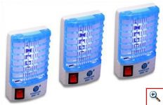 Mini Ηλεκτρικό Εντομοκτόνο LED 1W & φωτιστικό νυχτός