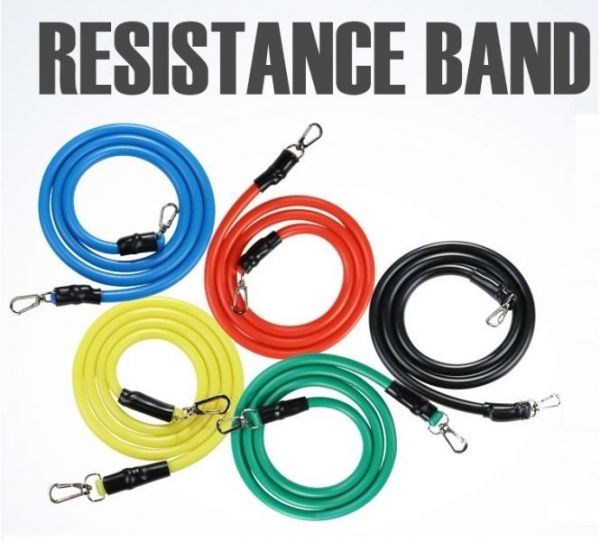 Σύστημα Εκγύμνασης Με 5 Λάστιχα Power Resistance Bands JT-003