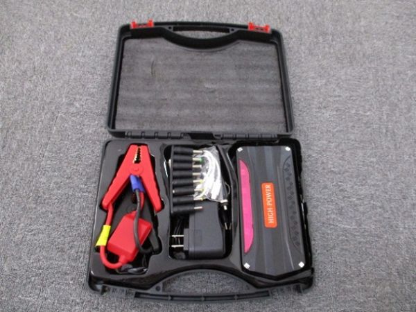 Εκκινητής Power Bank με LED Φακό & 4 USB Θύρες 68800 mAh - Jump Starter Τροφοδοτικό - Φορτίζει από Κινητό μέχρι Αυτοκίνητο