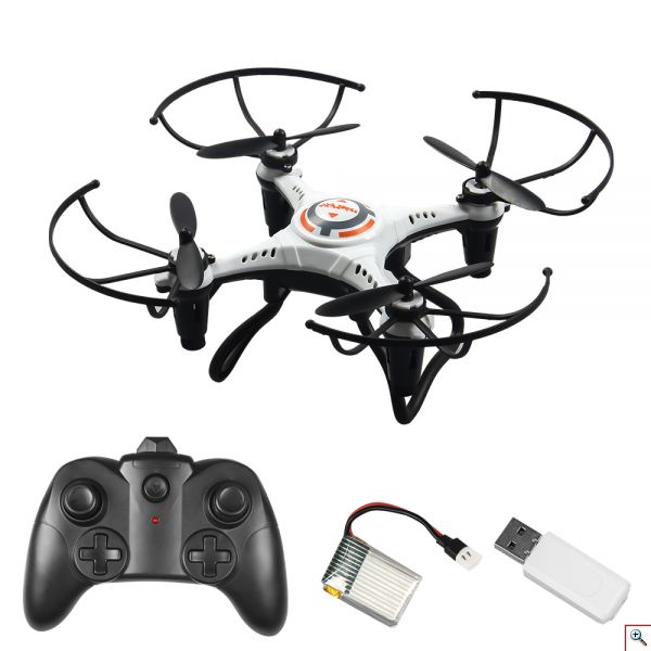 Mini Τηλεκατευθυνόμενο Ελικόπτερο Quadcopter Drone 6 Axis Gyro 2.4GHz 4CH 3D-360 Degrees Eversion JX815-2