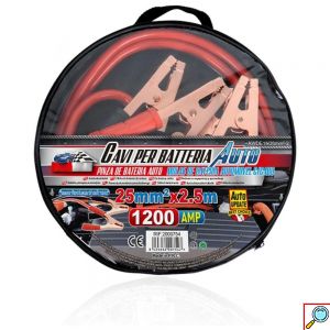 Καλώδια Εκκίνησης Μπαταρίας Αυτοκινήτου 1200A 2.5m
