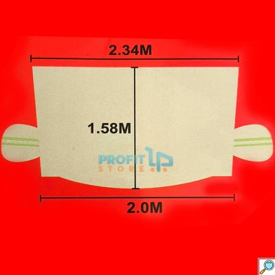 4 Εποχών Μεγάλο Προστατευτικό Κάλυμμα Παρμπρίζ & Καθρεπτών Ηλιοπροστασία & Χιονιού Αντιπαγωτικό με Αντανακλαστικές Ταινίες PEVA 2,34x1,58m