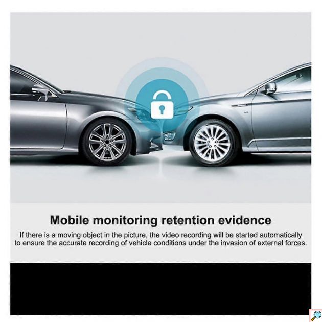 Κάμερα Αυτοκινήτου HD 1080P με Μπροστινή & Οπίσθια Λήψη, Οθόνη 4 ιντσών και Νυχτερινή Όραση