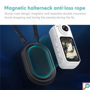 Κάμερα Αντίχειρα WiFi Με Περιστρεφόμενο Φακό - Mini Action Camera 2.7K HD
