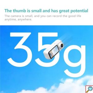 Κάμερα Αντίχειρα WiFi Με Περιστρεφόμενο Φακό - Mini Action Camera 2.7K HD