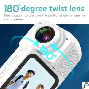 Κάμερα Αντίχειρα WiFi Με Περιστρεφόμενο Φακό - Mini Action Camera 2.7K HD