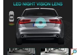 Κάμερα Οπισθοπορείας Αυτοκινήτου με Νυχτερινή Λήψη και 170 μοίρες Γωνία Θέασης Universal