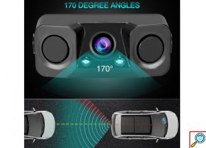 Κάμερα Οπισθοπορείας Αυτοκινήτου με Νυχτερινή Λήψη και 170 μοίρες Γωνία Θέασης Universal