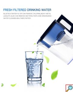Κανάτα Φίλτρου Νερού 3.5L με Χρονοδιακόπτη & Ανταλλακτικό Φίλτρο - Hoomei