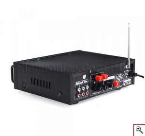 Ενισχυτής Ψηφιακό Ηχοσύστημα Καραόκε 12V-220V MP3 Player με σύνδεση Bluetooth και USB με Τηλεχειριστήριο, BT-339A – Aria Trade