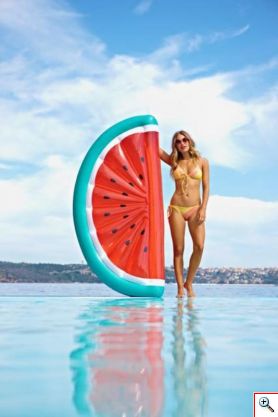 Μεγάλο Φουσκωτό Στρώμα Καρπούζι Θαλάσσης - Πισίνας 185x79cm 