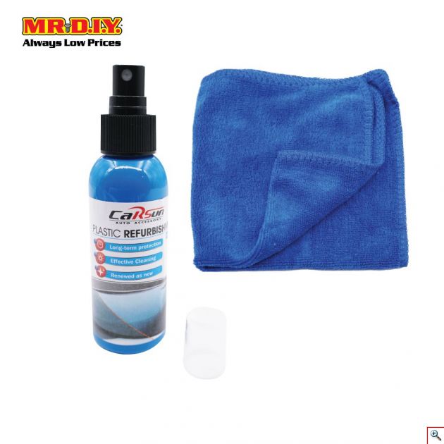 Σπρέι και Πανάκι Μικροϊνών για Καθάρισμα 100ml - CARSUN Cleaner Spray 