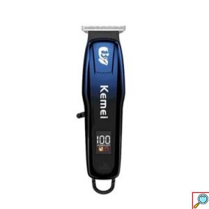Kemei Επαναφορτιζόμενη Κουρευτική Μηχανή 5W με Οθόνη LCD 