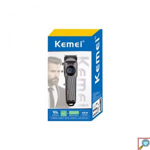 Kemei Επαναφορτιζόμενη Κουρευτική Μηχανή με Οθόνη LCD 
