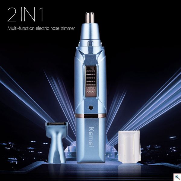 Επαναφορτιζόμενο Trimmer Αυτιών, Φρυδιών & Μύτης - Nose, Eyebrow & Ear Hair Trimmer KEMEI KM-199