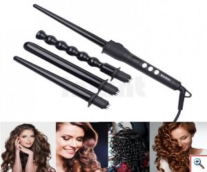 Σίδερο Μαλλιών για 4 Μπούκλες Pro - 4 σε 1 Kemei®