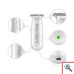 Επαναφορτιζόμενη USB Κουρευτική Μηχανή 3W για Βρέφη KEMEI KM-1319