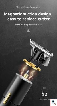 Επαναφορτιζόμενη Ξυριστική - Κουρευτική - Trimmer Μηχανή USB για Μαλλιά, Πρόσωπο & Σώμα Kemei KM-1894
