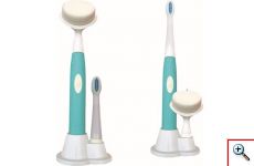 Ηλεκτρική Οδοντόβουρτσα & Συσκευή Καθαρισμού Προσώπου 2 σε 1 KEMEI KM-3106