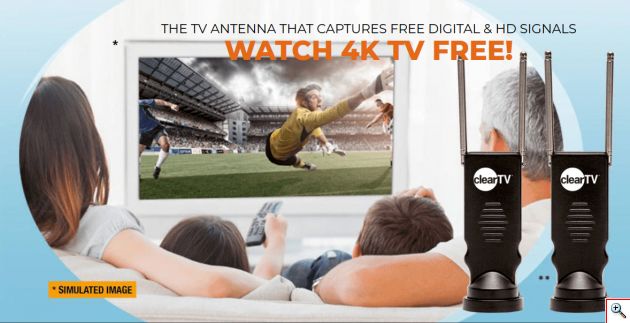 Ψηφιακή 4k Premium HD - HDTV Κεραία Τηλεόρασης Αυτοενισχυόμενη Υψηλής Απολαβής - TV HD Black Box VHF - UHF - FM