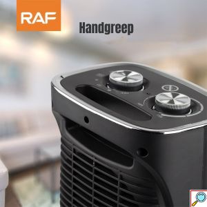 RAF Κεραμικό Περιστρεφόμενο Αερόθερμο Δαπέδου 1800W με 2 Βαθμίδες Θέρμανσης και Ρυθμιζόμενο Θερμοστάτη