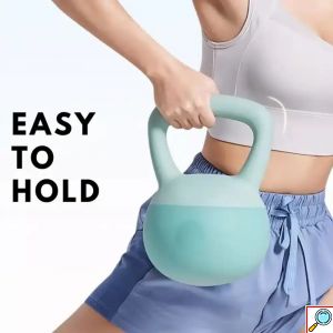 Kettlebell 5kg με Επένδυση Βινυλίου και Αντιολισθητική Λαβή για Προπόνηση