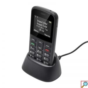 Κινητό Τηλέφωνο GSM Dual Sim με Μεγάλο Πληκτρολόγιο, Κουμπί SOS & Βάση Φόρτισης - Ιδανικό για Ηλικιωμένους - MXMID