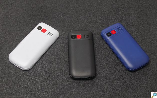 Κινητό Τηλέφωνο GSM Dual Sim με Μεγάλο Πληκτρολόγιο, Κουμπί SOS & Βάση Φόρτισης - Ιδανικό για Ηλικιωμένους - MXMID