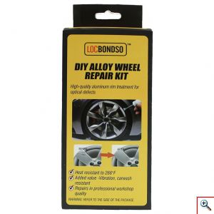 Κιτ Επισκευής & Ανανέωσης Ζάντας, Επιδιορθωτικό Γρατζουνιών Ριτίνης, Χρώματος Γκρι/Ασημί, DIY Alloy Wheel Repair Kit, LocBondso