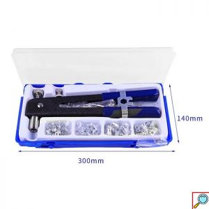 Κασετίνα Κιτ Πριτσίνωσης Χειρός Πιστόλι Πριτσινίσματος Μ3 - Μ8 Καρφιτσωτό Παξιμάδι με Σπείρωμα