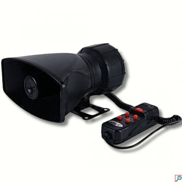 Κόρνα Αυτοκινήτου με 5 Διαφορετικούς Τόνους και Μικρόφωνο 60W - 300 dB