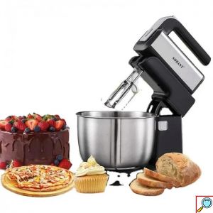 SOKANY Ηλεκτρικό Μίξερ 5 Ταχυτήτων 3.5L, 500W με Κάδο από Ανοξείδωτο Χάλυβα-Blender CX 6652
