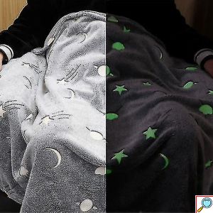 Παιδική Κουβέρτα Fleece που Φωσφορίζει 150x120cm με Λαμπερά Φωσφορίζοντα Σχέδια - Childrens Glow Blanket