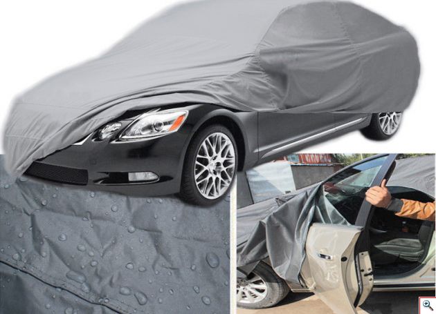 Heavy Duty Αδιάβροχη Υφασμάτινη Προστατευτική Κουκούλα που Αναπνέει με Αντιηλιακή Προστασία - Κάλυμμα Αυτοκίνητου Full Body