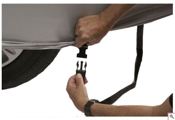 Heavy Duty Αδιάβροχη Υφασμάτινη Προστατευτική Κουκούλα που Αναπνέει με Αντιηλιακή Προστασία - Κάλυμμα Αυτοκίνητου Full Body