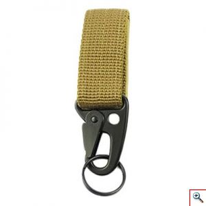 Κρεμαστός Γάντζος Carabiner Molle για Ζώνες και Σακίδια Στρατιωτικός Πράσινο
